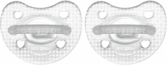 Chicco Physio Forma Orthodontische Schnuller Silikon Weiches Kristall für 16-36 Monate 2Stück