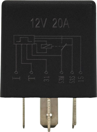 6-Pin 12V 20A Relais Für Scheibenwischer Kompatibel Mit VW