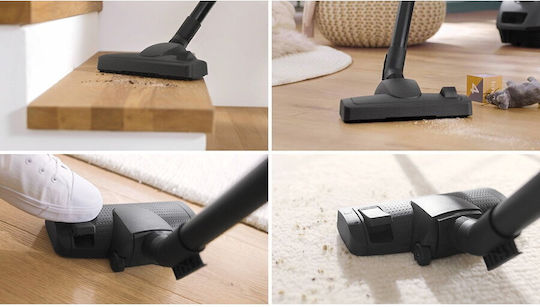 Bosch BGL41GR3H Ηλεκτρική Σκούπα 600W με Σακούλα 4lt Γκρι