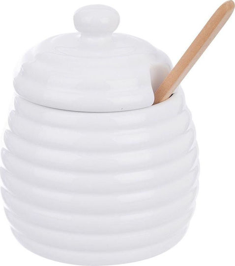 Orion Oală de miere din Porțelan Alb 340ml 1pcs
