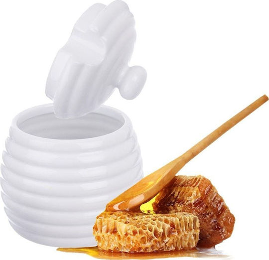 Orion Honigtopf aus Porzellan Weiß 340ml 1pcs