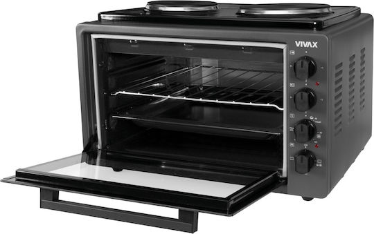 Vivax MO-4201 Cuptor electric 42lt cu 2 arzatoare si aer Negru