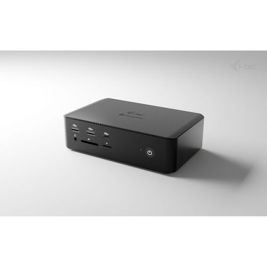 i-tec Thunderbolt 5 Docking Station with HDMI 4K PD Ethernet and Support for 4 Monitors Black (TB5QUATTRODOCKPD)