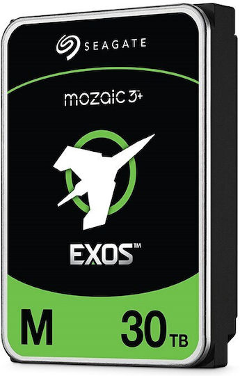 Seagate Exos M 30TB HDD Σκληρός Δίσκος 3.5" SATA III 7200rpm με 512MB Cache για Server ST30000NM004K