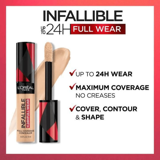 L'Oreal Paris Infallible More Than Concealer Liquid Concealer 326 Vanilla 11ml