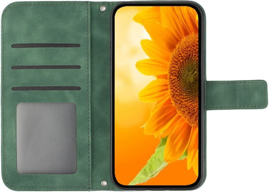 Sun Flower Wallet Πράσινο (TCL 60R 5G)