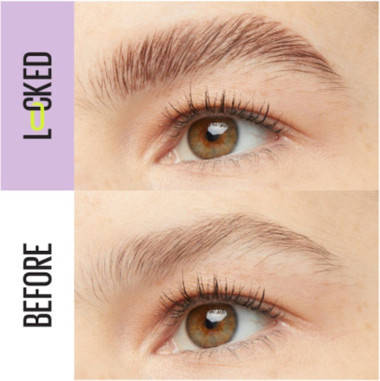 Maybelline Super Lock Brow Glue Gel for Eyebrows Med Brown 7ml