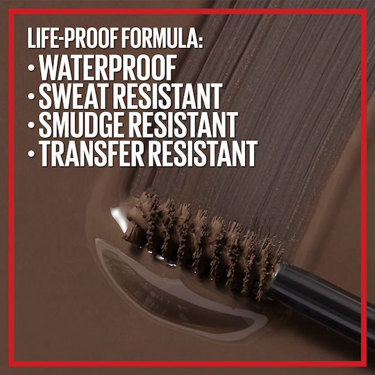 Maybelline Tattoo Brow 36H Waterproof Gel for Eyebrows 255 Soft Brown 6ml