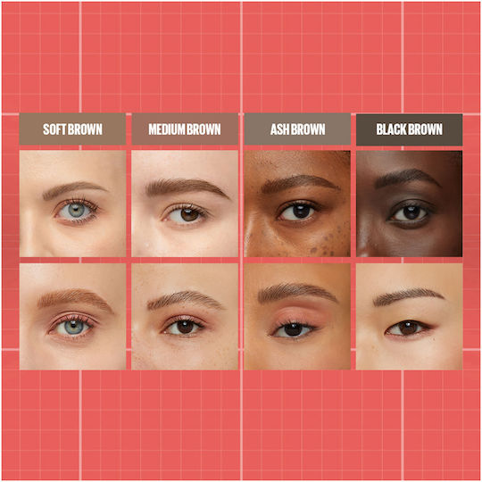 Maybelline Build-a-brow 2 Easy Steps Eyebrow Pencil Soft Brown