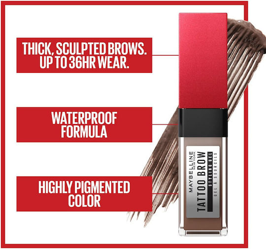Maybelline Tattoo Brow 36H Waterproof Gel For Eyebrows 250 Blond 6ml