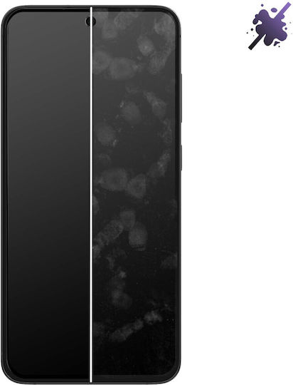 Akashi Tempered Glass Galaxy S24 Fe Hardness 9h Anti-scratch Total Cover Black