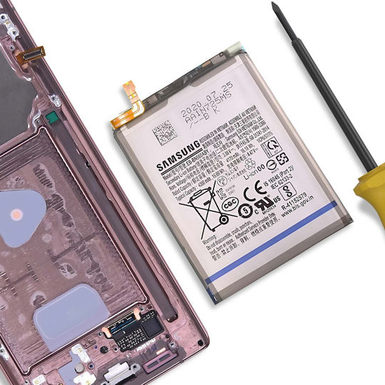 Clappio Вътрешна Батерия Galaxy Note 20 4300mah Модел Eb-bn980aby Бяла