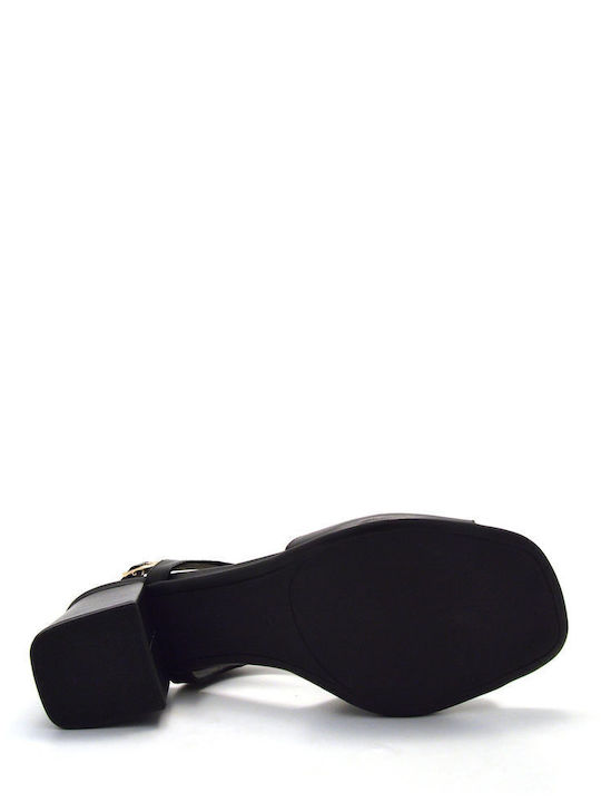 Leder Sandalen Anatomisch Schwarz