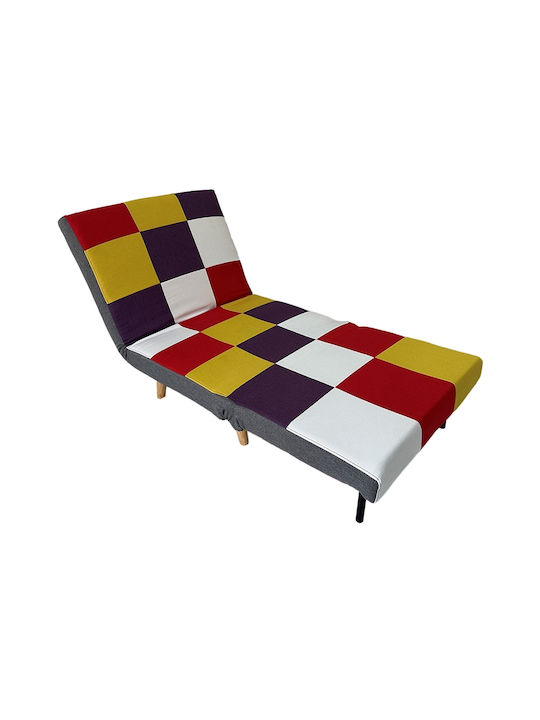 Elize Two-Seater Couch Bed Multicolour 165x80x84 cm