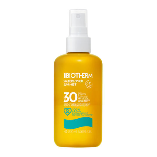 Biotherm Waterlover Sun Αδιάβροχο Αντηλιακό Mist Προσώπου & Σώματος SPF30 200ml