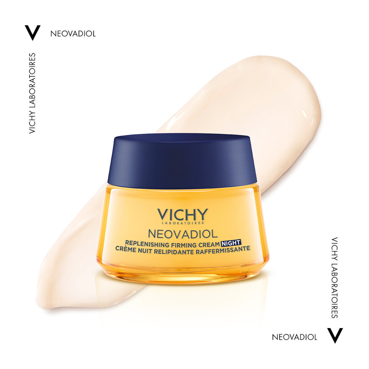 Vichy Neovadiol Replenishing Firming Κρέμα Προσώπου Νυκτός για Ενυδάτωση, Αντιγήρανση & Σύσφιξη με Υαλουρονικό Οξύ 50ml