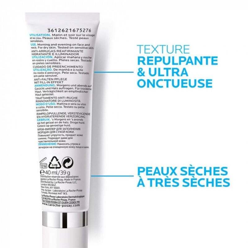 La Roche Posay Pure Light 24ωρη Αντιγηραντική & Συσφικτική Κρέμα Προσώπου με Υαλουρονικό Οξύ & Centella Asiatica 40ml