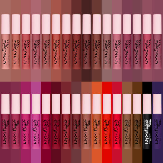NYX Professional Makeup Lip Lingerie XXL Matte Liquid Liquid Lipstick Matte 24 Strip and Tease 4ml
