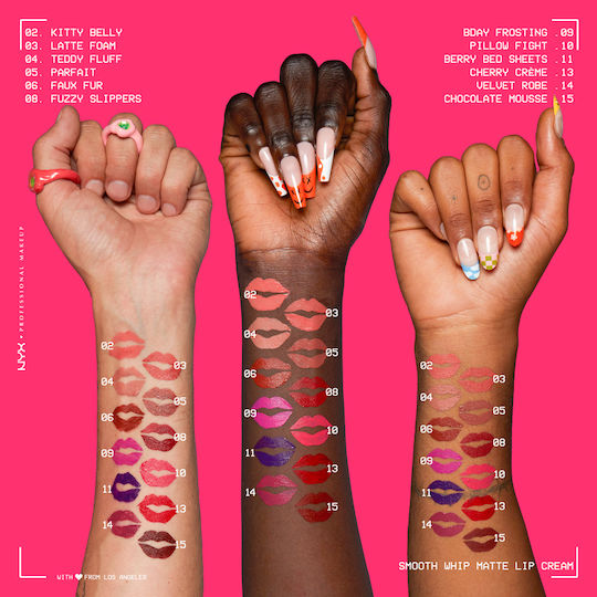 NYX Professional Makeup Smooth Whip Matte Lip Cream Liquid Lipstick Matte Latte Foam 4ml