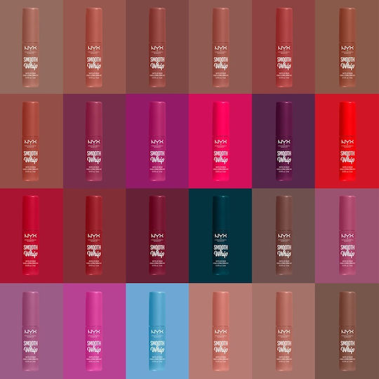 NYX Professional Makeup Smooth Whip Matte Lip Cream Течен Червило Мат Faux Fur 4мл