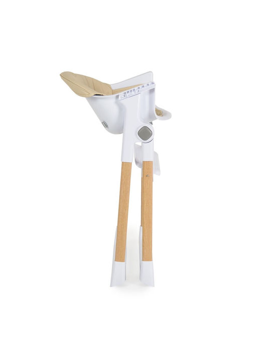 Cangaroo Almond Foldable Baby Highchair Beige