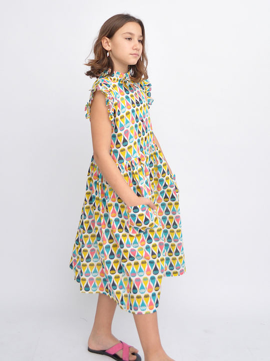 Rochie pentru Copii Mâneca scurta Multicolour