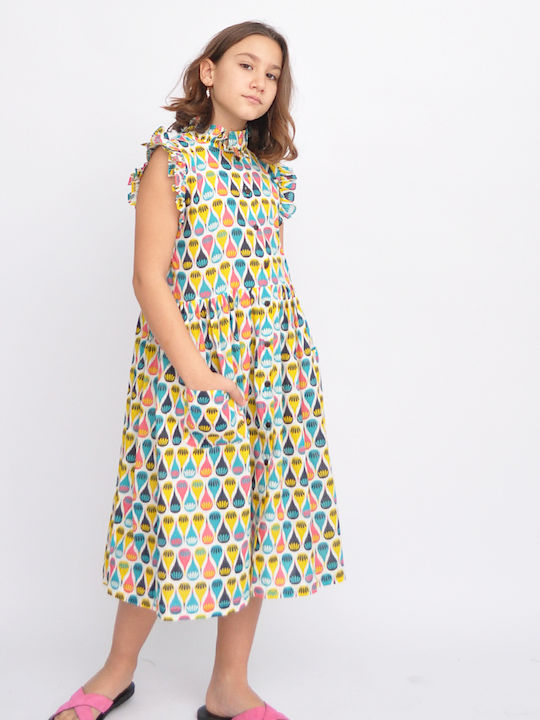 Rochie pentru Copii Mâneca scurta Multicolour