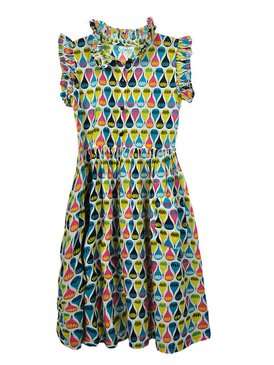 Rochie pentru Copii Mâneca scurta Multicolour