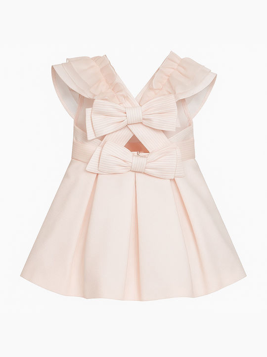 Children's Dress Short Sleeve Pink