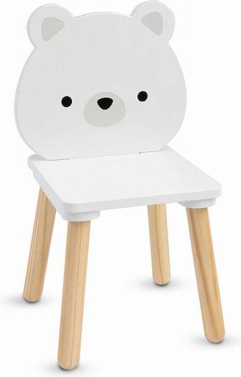 Kindertisch zum Malen aus Holz Weiß Moni