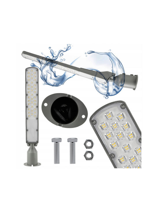 Lampa Lampa Außenstehlampe LED Straße mit Kaltweißem Licht IP65 Beiges