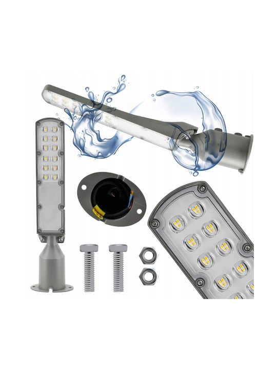Lampa Lampa Außenstehlampe LED Straße mit Kaltweißem Licht IP65 Beige
