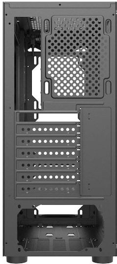 Darkflash Aquarius Gaming Midi Tower Κουτί Υπολογιστή με Πλαϊνό Παράθυρο Μαύρο