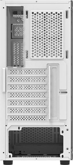 Darkflash A290 Геймърско бюро Midi Tower Компютърна кутия със страничен прозорец White