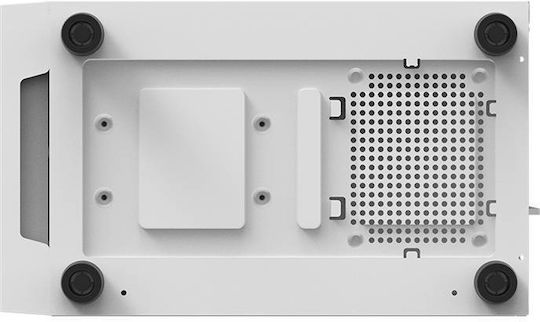 Darkflash A290 Геймърско бюро Midi Tower Компютърна кутия със страничен прозорец White