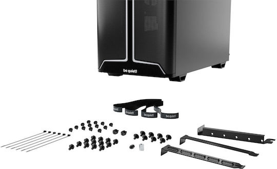 Be Quiet Pure Base 501 DX Gaming Midi Tower Κουτί Υπολογιστή με Πλαϊνό Παράθυρο και RGB Φωτισμό Μαύρο