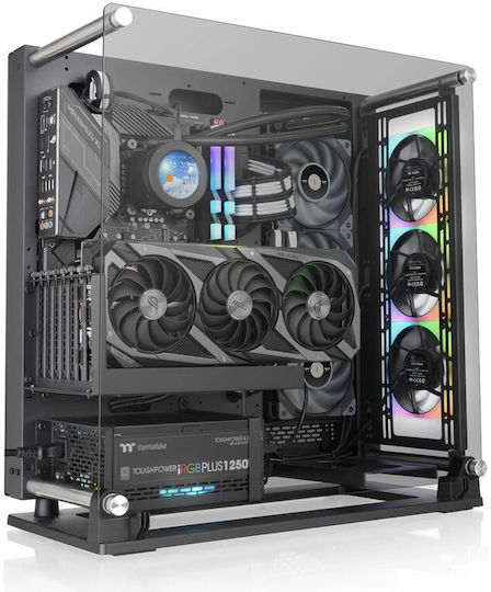 Thermaltake Core P3 TG Pro Gaming Midi Tower Κουτί Υπολογιστή με Πλαϊνό Παράθυρο Μαύρο
