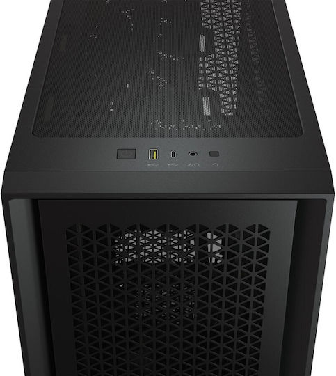 Corsair 4000D RGB Airflow Gaming Midi-Turm Computergehäuse mit Seitenfenster Schwarz