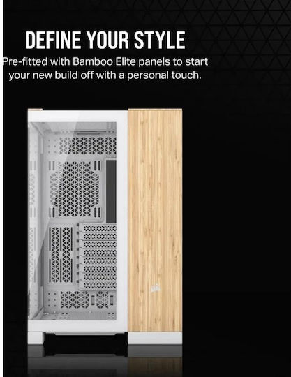 Corsair 6500X Gaming Middle Tower Carcasă Calculator cu Fereastră Laterală Alb