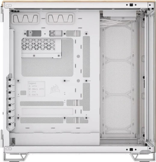 Corsair 6500X Gaming Middle Tower Carcasă Calculator cu Fereastră Laterală Alb