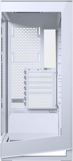 Phanteks NV5 MKII Gaming Midi-Turm Computergehäuse mit Seitenfenster Weiß