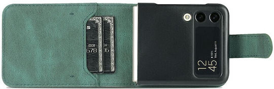 Dream Wallet Synthetic Leather Green (Galaxy Z Flip4)