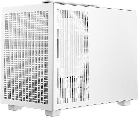 Deepcool CH160 v2 Gaming Mini Tower Computer Case with Side Window White