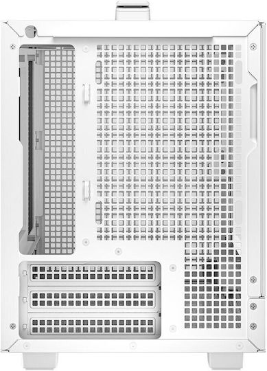 Deepcool CH160 v2 Gaming Mini Tower Computer Case with Side Window White