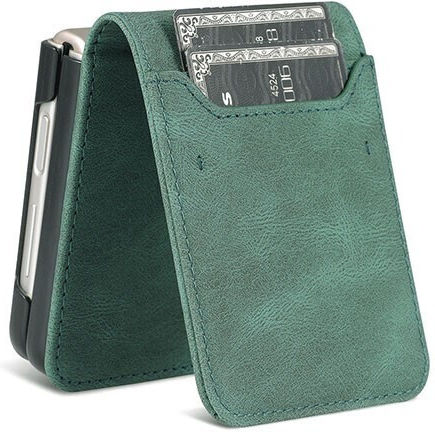 Dream Wallet Synthetic Leather Green (Galaxy Z Flip4)