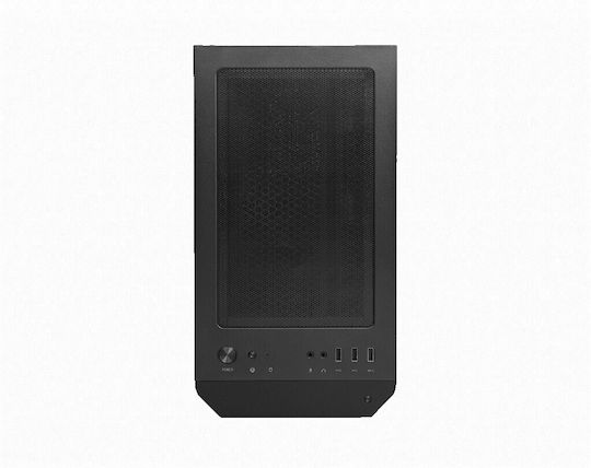 MSI MAG Forge M100R Gaming Micro Tower Κουτί Υπολογιστή με Πλαϊνό Παράθυρο και RGB Φωτισμό Μαύρο