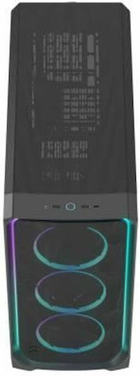 Fractal Design Meshify 3 XL Ambience Pro RGB Light Tint Gaming Midi Tower Κουτί Υπολογιστή με Πλαϊνό Παράθυρο Μαύρο