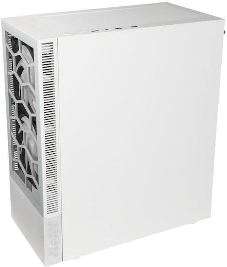 Kolink Observatory MX Glass ARGB Gaming Midi Tower Computer Case with Side Window White