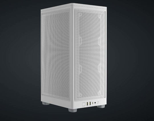 Corsair 2000D Airflow Mini Tower Κουτί Υπολογιστή Λευκό