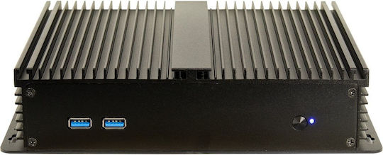 Inter-Tech IP-40 NUC Computergehäuse Schwarz